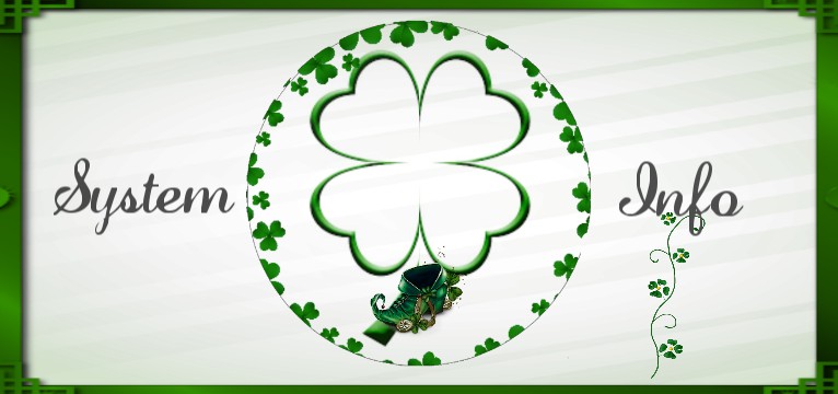 System Info Saint Patricksday