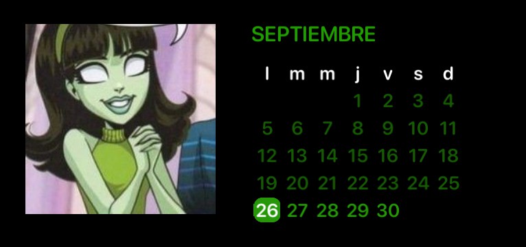 Calendario Scarah screams 