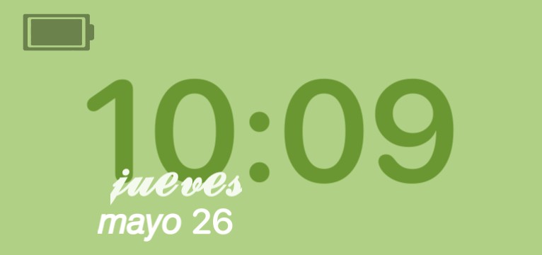 green clock