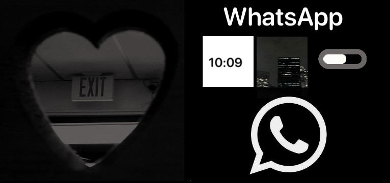 WhatsApp dark 00:00