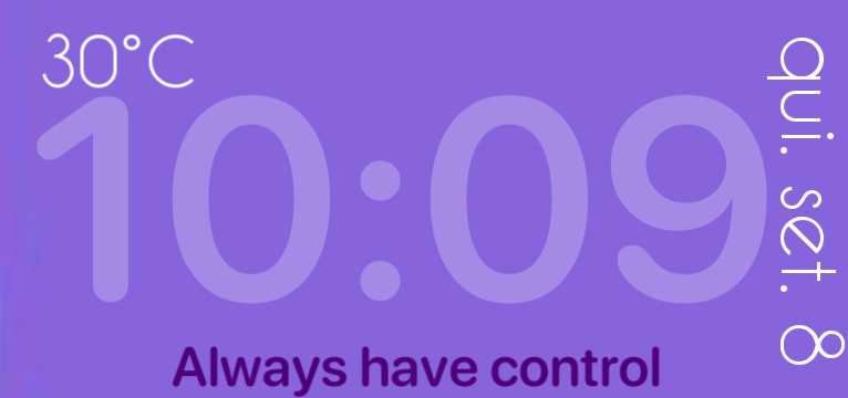 date, time. purple
