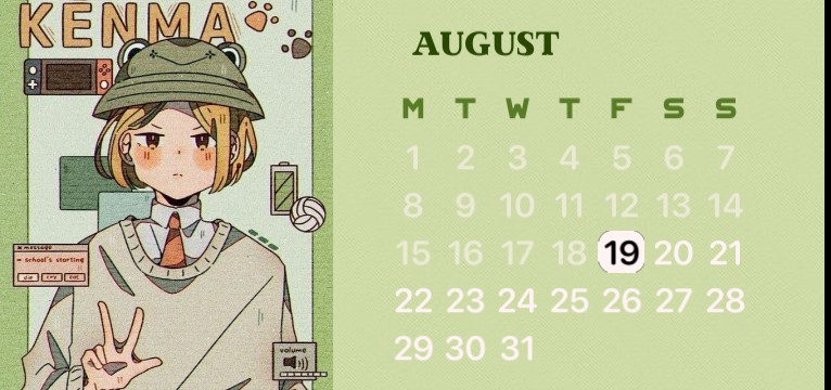 Kenma calendar 