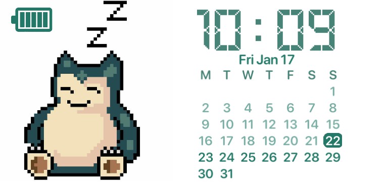 snorlax pixel timer 