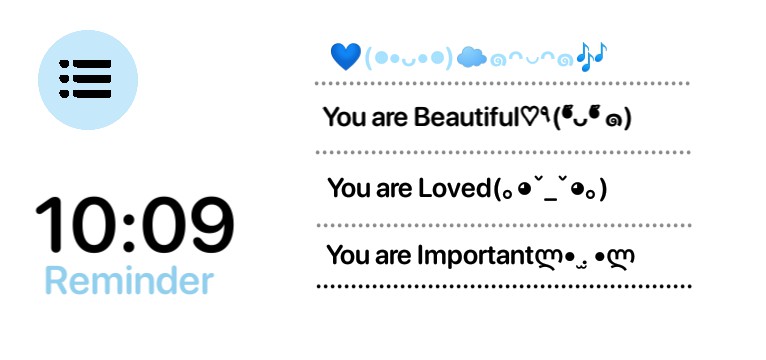 Reminder blue Copy