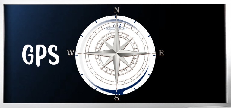 GPS White Blue 