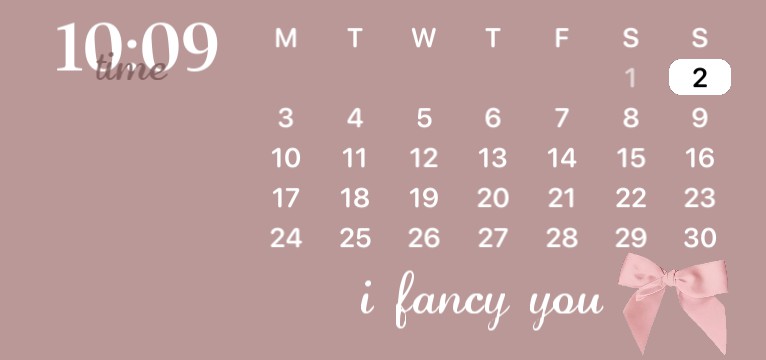 pink calander
