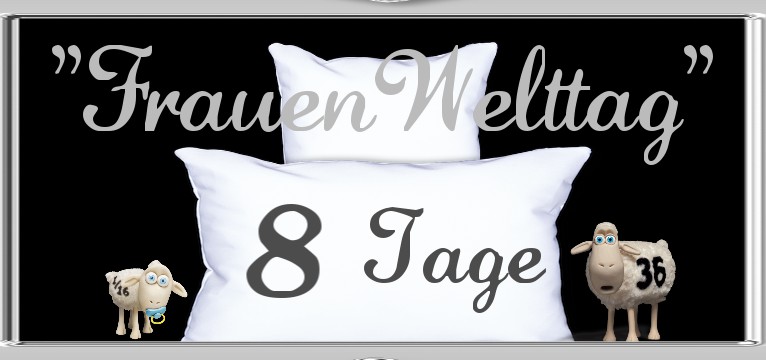 Frauentag counter Mond Gute Nacht