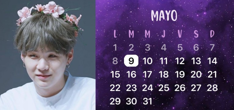 Suga Calendar 