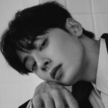 Cha eun woo: black kpop dark