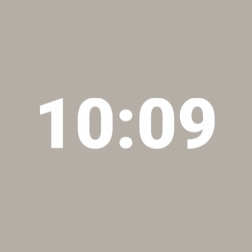 coffee color clock