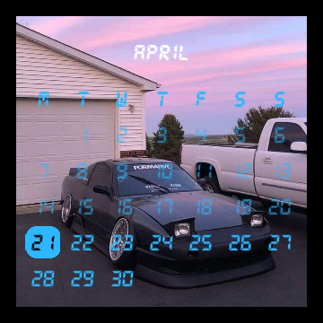 Nissan 180SX Calendar
