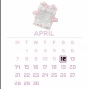 Cute couquette calender