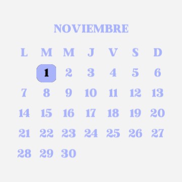 aesthetic calendar