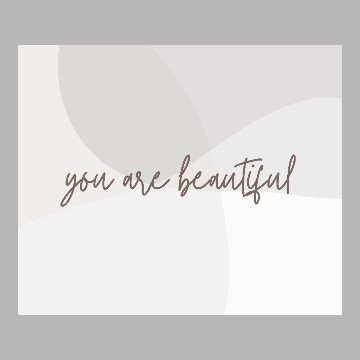 Inspirational widget "Size: Small"