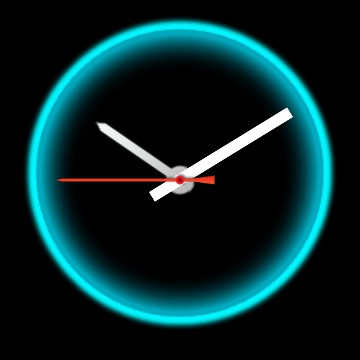clock neon