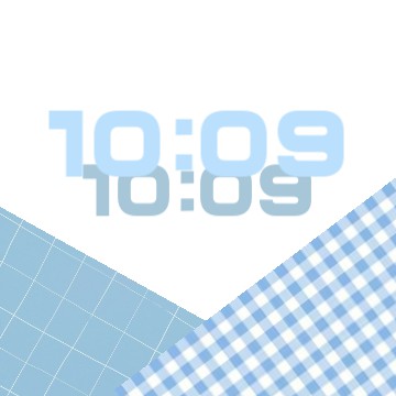 Blue widget