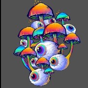 mushroom with eyes