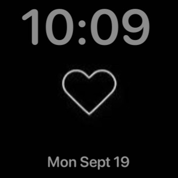 black heart date & time