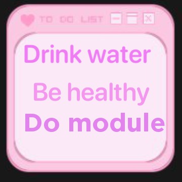 Pink cute To do list