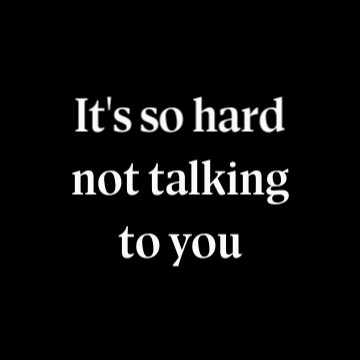 I miss you 