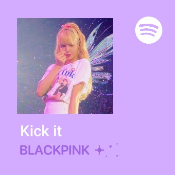 Spotify purple Lisa blackpink 