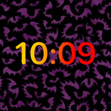 halloween clock