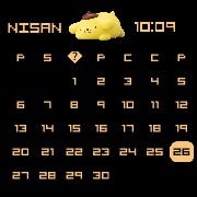 yellow calendar plus clock