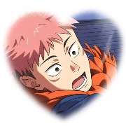 Transparent itadori yuji heart