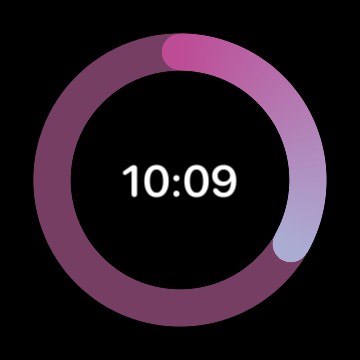 wonder pink clock