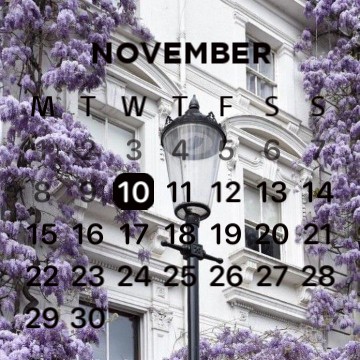 calendar purple