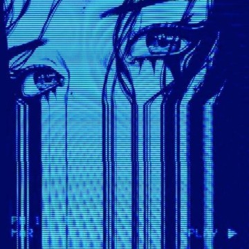 blue neon aesthetic 