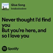 glue song