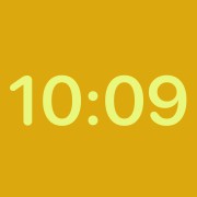 Yellow clock 