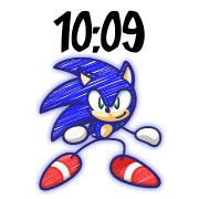 Sonic The Hedgehog clock