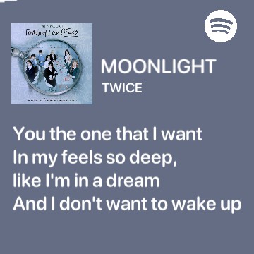 spotify lyrics twice 