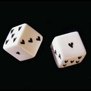 Dice of hearts 