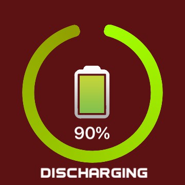battery widget status