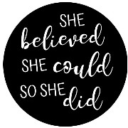 she believed 