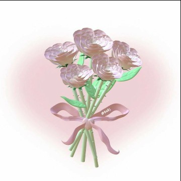 3d flowers iPhone widget aesthetic cute minimalist 