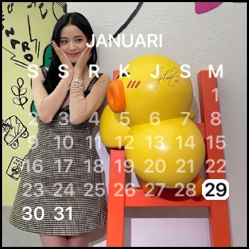 calenders jisoo
