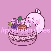 cute Pusheen widget luv food vibes