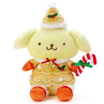 pompom purin christmas plush