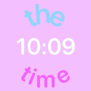 the time widget 2021