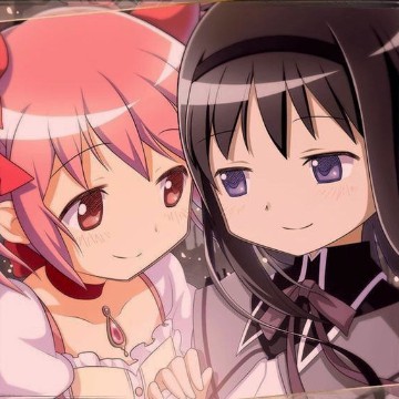 Sayaka and Madoka