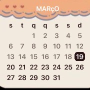 Untitled widget calender