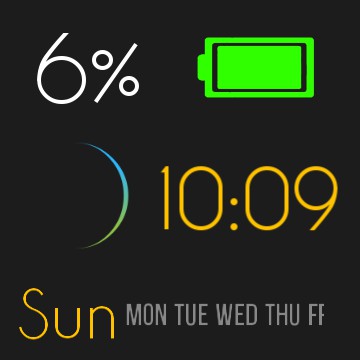 Day and battery Info