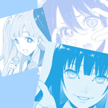 blue anime girl