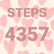 pink step counter