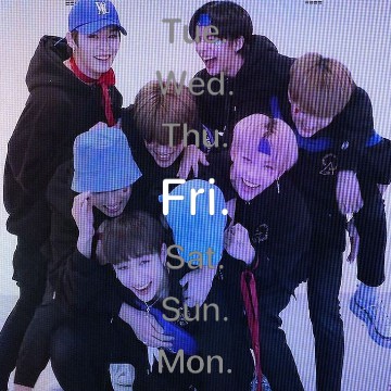 skz days of the week 