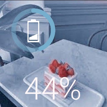 Battery iPhone Azul